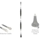 12445 - TETRA-Omniantenne - 450-470 MHz, M6-Innengewinde, 5 dBi, 36.6 cm, starr, Outdoor