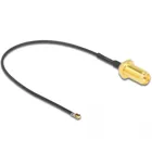 12658 - Antenna Cable RP-SMA jack bulkhead to MHF(R) 4L LK plug 1.37 35 cm thread length 10 mm