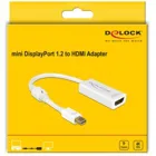 62614 - Adapter mini DisplayPort 1.2 male > HDMI female 4K Passiv white