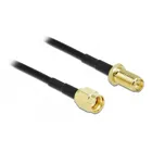 90443 - Antennenkabel RP-SMA Stecker zu RP-SMA Buchse, LMR/CFD100, 1 m low loss