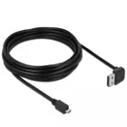 83538 - Kabel EASY-USB2.0-A Stecker gewinkelt oben / unten > USB 2.0 Typ Micro-B Stecker, 5 m