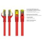 8070R-020R - Patchkabel Cat.7, S/FTP, 2m, rot