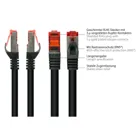 8060-010S - Patchcable Cat.6, S/FTP, 1m, black