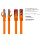 8060-050O - Patchcable Cat.6, S/FTP, 5m, orange