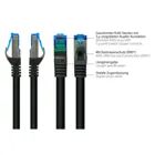 8060-H003S - Patchcable Cat.6a, S/FTP, 0.25m, black