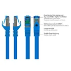 8060-H100B - Patchkabel Cat.6a, S/FTP, 10m, blau