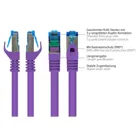 8060-H100V - Patchkabel Cat.6a, S/FTP, 10m, violett