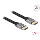 Ultra High Speed HDMI Cable 48 Gbps 8K 60 Hz grey 0.5 m certified