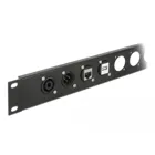 D-type module HDMI socket to socket 90° angled