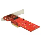 PCI Express x4 card &gt;1 x internal NVMe M.2 Key M 110 mm with heat sink - low profile form factor