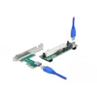 Riser card PCI Express x1 to 1 x PCI 32 bit slot with 60 cm cable
