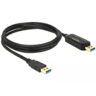 SuperSpeed USB 5 Gbps Data Link Cable + KM Switch Type-A to Type-A, 1.5 m