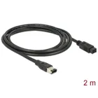 82596 - Cable FireWire 9 pin male to 6 pin male 2 m