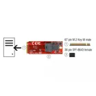 62721 - Adapter M.2 Key M to SFF-8643 NVMe