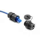87246 - RJ45 Cat.6A coupling with sealing cap IP67 dust and waterproof