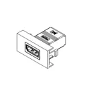 81305 - Easy 45 DisplayPort module straight 22.5 x 45 mm