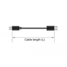 85701 - Verlängerungskabel Klinke 3,5 mm 5 Pin Stecker zu Buchse 1 m schwarz