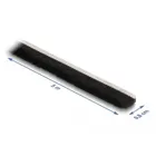 66893 - Brush strip self-adhesive 8 mm - length 5 m black