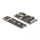 64221 - Converter M.2 Key B+M connector to 1 x Mini PCIe Slot half size / full size with fl