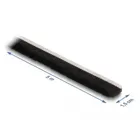 66895 - Brush strip self-adhesive 15 mm - length 5 m black