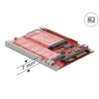 62859 - 2.5? Converter SATA 22 Pin &gt;M.2 / mSATA with frame 7 mm