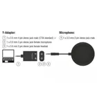 65873 - Kondensator Tisch Mikrofon Omnidirektional für Konferenz mit 3,5 mm Klink