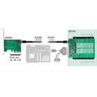 62704 - 3.5" converter SATA 22 Pin / SFF-8643 NVMe > 1 x M.2 Key M + 1 x M.2 Key