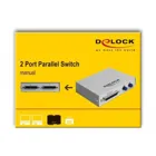 87618 - Parallel switch D-Sub 25 pin 2 port manual