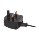 MCE71 - EU to UK Plug Adapter Converter 5A Fuse Black