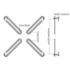 MC-899 - Maclean Universal Adapter für 13-27" Bildschirme ohne VESA-Standard