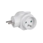 MCE213 - 2x16A triple socket outlet with earthing, 1x6A