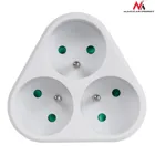 MCE214 - Maclean Energy Triple current outlet with grounding 16A