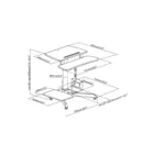 MC-848 - Höhenverstellbarer Schreibtisch, Maclean-Arbeitsplatz, Gasdruckfeder, für Steh-Sitz-Arbeit, max. Höhe 109cm