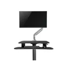 MC-848 - Height-adjustable desk, Maclean workstation, gas spring, for standing-sitting work, max height 109cm