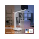 MCE616 - Maclean LED-Schreibtischleuchte, max. 9W, 220-240V AC, farbveränderbar, dimmbar, kabelloses Ladegerät, 450lm