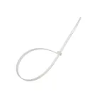 MCTV-464 - Maclean Clamping Ties, 4.8x200mm, UV resistant, Usage temp. - 40 +85 deg. C, 100 pieces, White