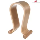 MC-815 - Maclean O Headphone stand made of wood, universal, non-slip feet, decorative