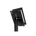 MC-867 - Tablet advertising stand, floor mount with locking mechanism, black, iPad Pro (Gen 3), 12.9"