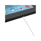 MC-867 - Tablet advertising stand, floor mount with locking mechanism, black, iPad Pro (Gen 3), 12.9"