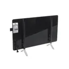 MCE536 - Maclean glass heating panel, infrared 600W, timer, remote control, thermostat, WiFi Tuya, black color, 55x100cm