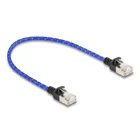 80375 - Netzwerkkabel RJ45, U/FTP, 0,3m, blau