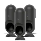 3-Pack Black professional wall mount for UniFi Protect Flex Camera