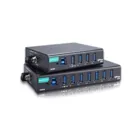 UPORT 407 - 7-port industrial USB hub, adaptor included, 0 to 60C operating temperature