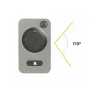 YA-58001443-6011 - Digital Door Spy DDV 5800, 4.3quot Display, Silver, incl. Motion Detection,