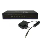 SWUM-1000-8 - Ethernet Switch L2, Unmanaged: 8x 101001000 Mbps
