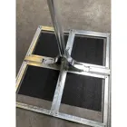 BS100 - Flat roof stand 4 concrete slabs for 100cm mirror