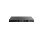 RG-ES126S-LP V2 - Reyee 24-Port 10/100 Mbps with 2-Port Gigabit Rackmount PoE Switch