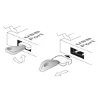 20962 - 10 port blocker for USB type A socket for article 20648