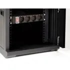 43417 - 10 Network cabinet with glass door 6 U black