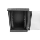 43418 - 10 Network cabinet with glass door 8 U black